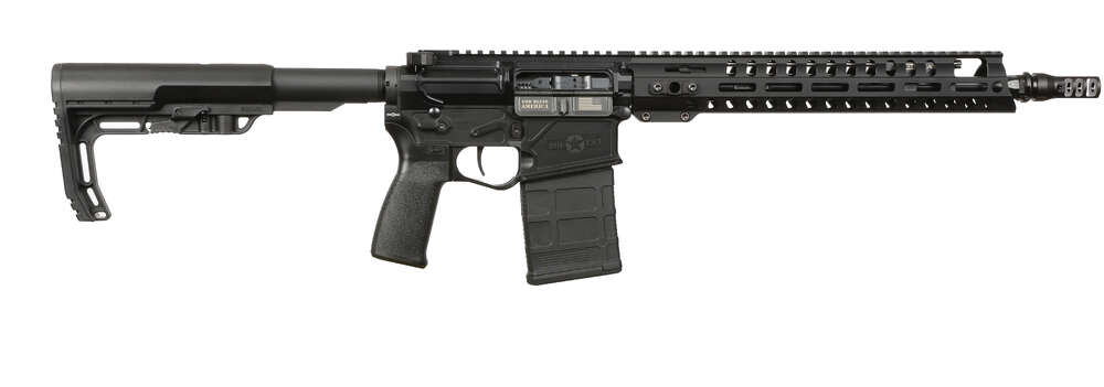 Rifles Long Guns Patriot Ordnance Factory 30+1 308Win POF 02063 ROGUE RFLE DI       13 13M RAIL 308  BLK • Model: 30+1